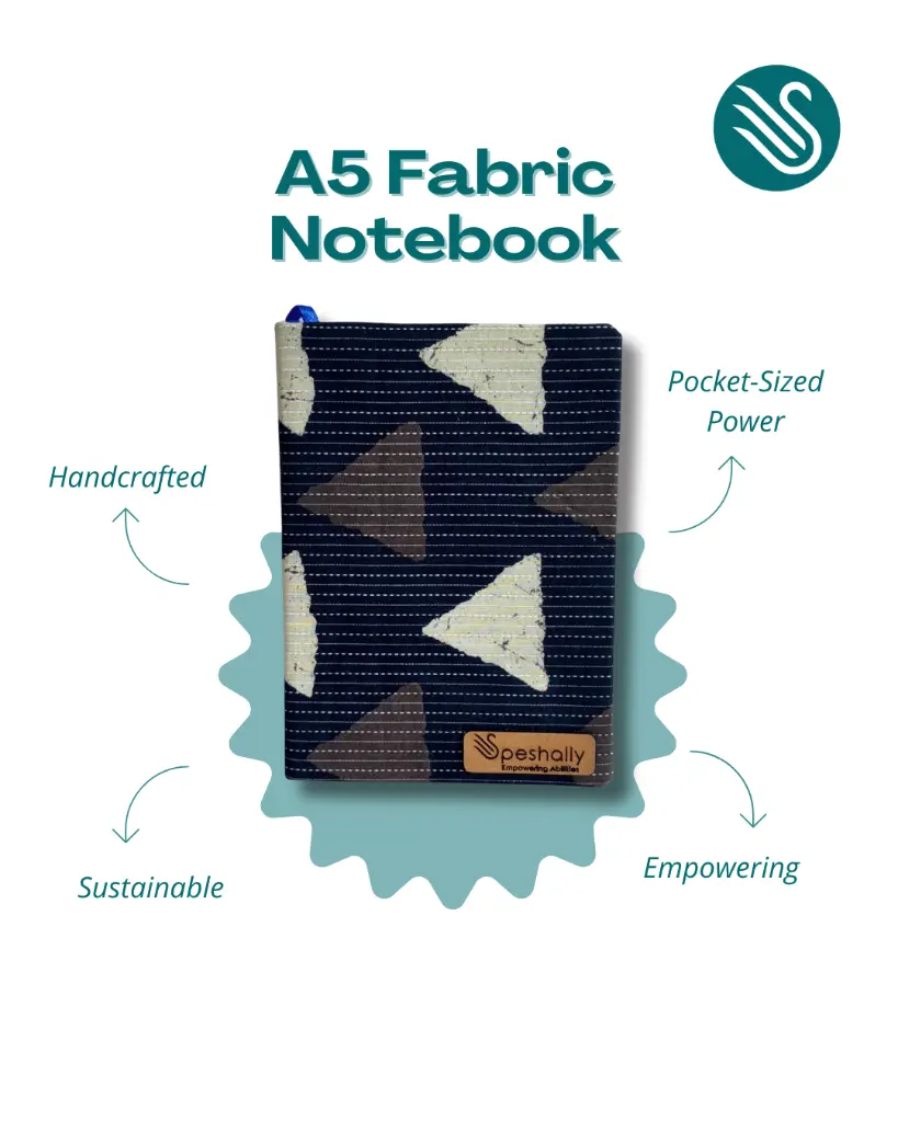 A5 Fabric Notebook - 4.webp