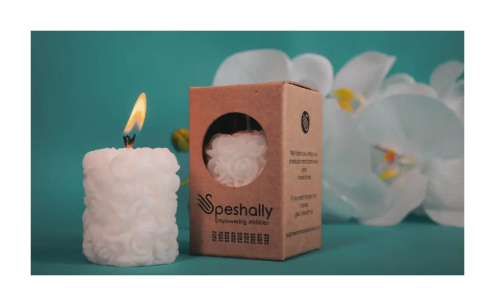 Rose Candle