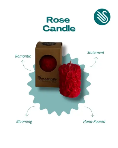 Rose Candle